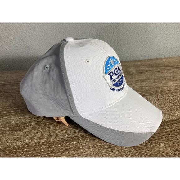 PGA Championship 2013 Oak Hill White Adjustable Golf Hat NEW NWT - Picture 5 of 10
